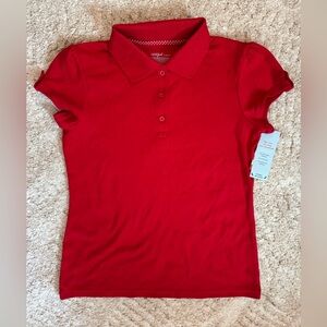 Cat & Jack Girls polo uniform shirt NWT